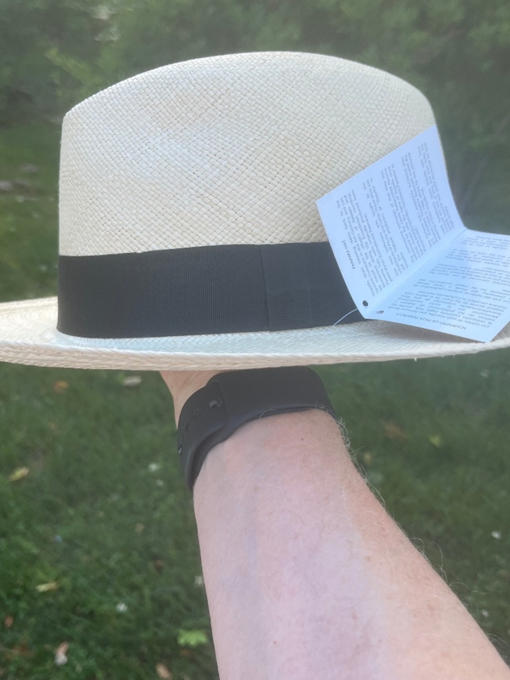 Panama Hat (Unisex) Handmade Montecristi Brand New NWT El Palacio Sz 59 Lg - Picture 7 of 9